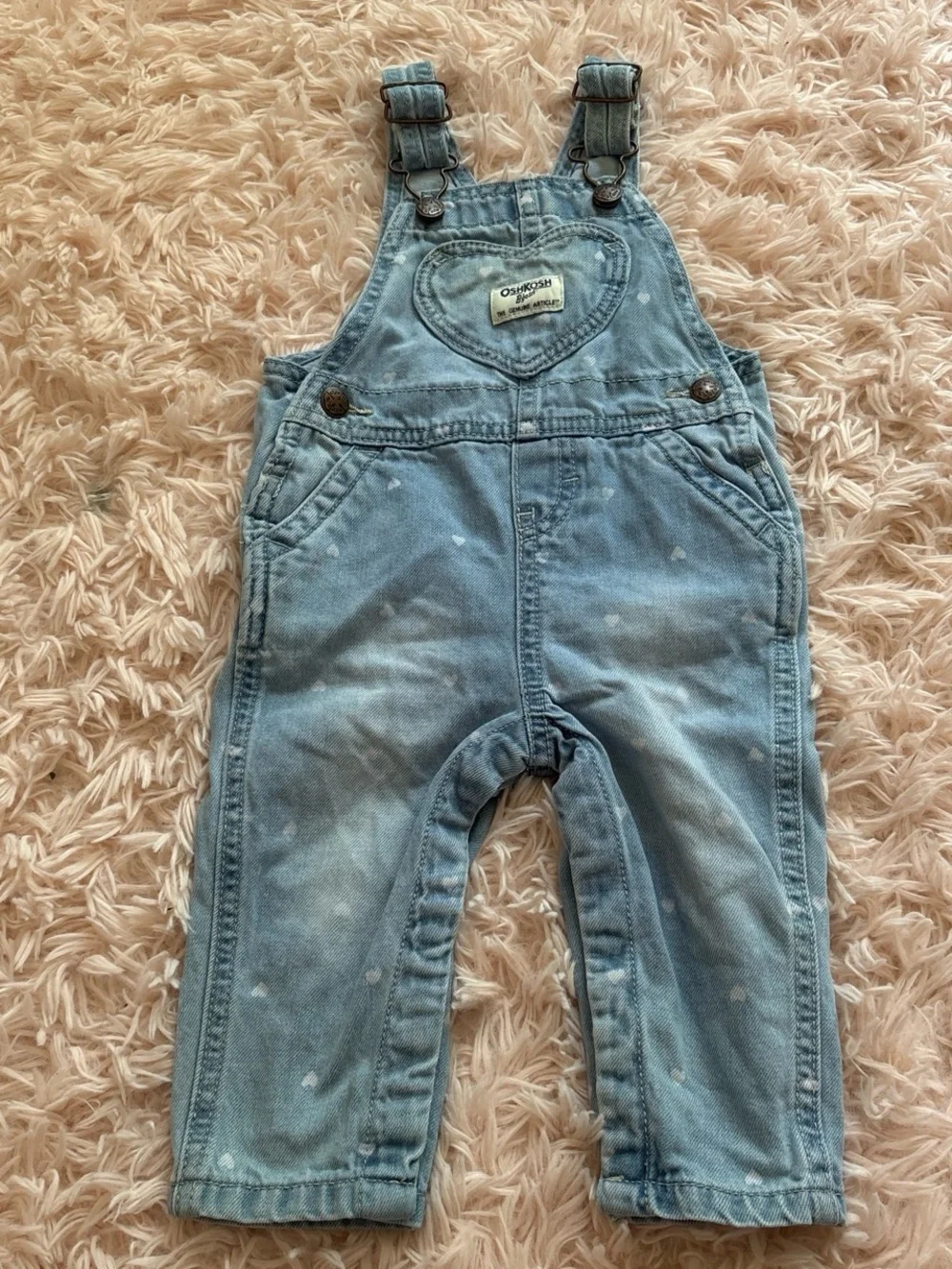 Oshkosh bgosh overalls girls 9 months